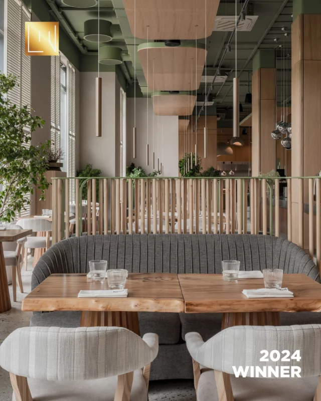 🏆 Jury's Top Pick: FOREST | Winner in Architectural Design Restaurant – Casual 🏆⁠
⁠
“Forest is a restaurant of modern cuisine for every day”.⁠
⁠
The restaurant's interior focuses on not distracting from the cuisine, featuring a modern design in natural colors. Key materials include wood, stone, metal, and plaster, with the cement-polymer floor crafted in the natural terrazzo style using local stones.⁠
⁠
Company: Studio 40⁠
Lead Designer: Vladislav Soroka⁠
Other Designer(s): Julia Golunova, Natalya Nesterova, Maria Cheglakova, Igor Perevoshchikov, Natalya Petukhova⁠
Architect: Natalya Nesterova⁠
Interior Designer: Vladislav Soroka⁠
Hospitality: Resta Management⁠
Photo Credit: Natalia Gorbunova⁠
⁠
📍 Location: Yekaterinburg, Russia ⁠
⁠
Click the link in bio to learn more about the project. ⁠
⁠
#livhospitalitydesignawards #livdesignawards #livawards #hospitalitydesign #interiordesign #designaward #architecturaldesign #restaurant #russia